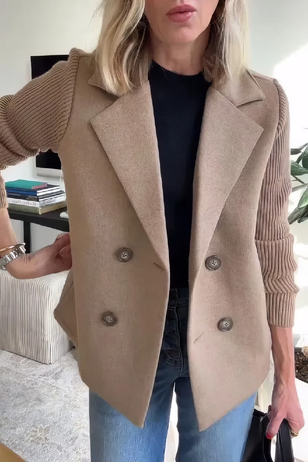 CLAIRE | Patchwork Cardigan jas